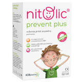 Pipi Nitolic Prevent Plus, spray para la protección contra los piojos, 150 ml