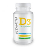 Vitamin D3 VitalGold, 2000 IU, 120 tablets