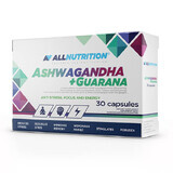 Allnutrition Ashwagandha + Guaraná, 30 cápsulas