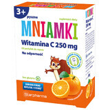 Mniamki Vitamina C 250 mg, mayores de 3 años, sabor naranja, 60 pastillas para chupar