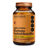 Doctor Life InflaCell Defense Cúrcuma Jengibre & Boswellia, 60 cápsulas vegetales