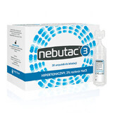 Nebutac 3, solución hipertónica para inhalación 3% NaCl, 4 ml x 30 ampollas