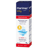 Marimer Baby, agua de mar hipertónica, spray nasal, desde el nacimiento, 100 ml