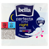 Bella Perfecta Ultra, compresas Extra Suaves con alas, extra largas, Noche, 7 uds.