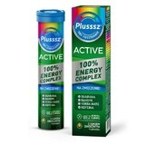 Plusssz Active 100% Energy Complex, 20 comprimidos efervescentes