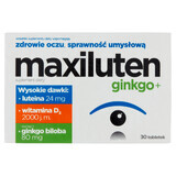 Maxiluten ginkgo+, 30 comprimidos