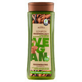 Joanna Vegan, champú regenerador con proteínas de almendra, cabellos porosos y dañados, 300 ml