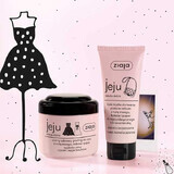 Set Ziaja Jeju Pink, gel de ducha y baño, 300 ml + champú capilar, 300 ml + acondicionador capilar bifásico, 125 ml + bruma facial y corporal, 200 ml