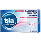 Isla Medic Voice, sabor cereza, 20 pastillas