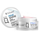 Silcare Quin, Manteca de Manicura, Brillo Rosa, 12 ml