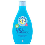 Penaten Baby Bad & Shampoo, lavado del cuerpo y del cabello a partir de 1 mes con fórmula No More Tears, 400 ml