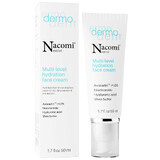 Nacomi Next Level Dermo, crema facial hidratante extrema, 50 ml