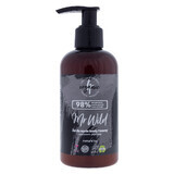 4Organic Mr Wild, gel limpiador natural para barba y cara, ciprés-jengibre, 200ml