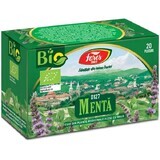 Thé à la menthe biologique D127, 20 sachets, Fares