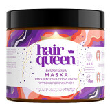 Hair Queen, masque émollient express pour cheveux à haute porosité, 400 ml