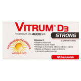 Vitrum D3 Strong, vitamina D 4000 UI, 60 cápsulas