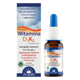 Dr. Jacob's Vitamina D3K2, gotas, 20 ml