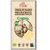 Chocolate blanco ecológico, 100 g, Pronat