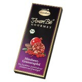 Chocolat amer aux framboises et à la grenade 55% de cacao, 100g, Pronat