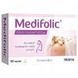 Medifolic, ácido fólico 400 µg, 90 comprimidos