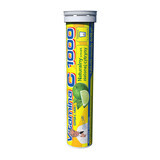 Vitamina C 1000 Uniphar, sabor limón verde, 20 comprimidos efervescentes