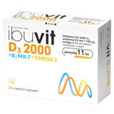 Ibuvit D3 2000 + K2 MK-7 Omega 3, 30 capsule molli