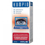 Kompin, gotas oftálmicas para trabajos con ordenador, 10 ml