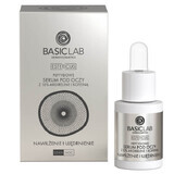 BasicLab Esteticus, suero péptido para ojos con 10% de péptidos y cafeína, hidratación y reafirmación, 15 ml