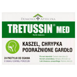 Tretussin Med, sabor grosella negra, 24 pastillas para chupar