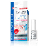 Eveline Cosmetics Nail Therapy Revitalum After Hybrid, acondicionador endurecedor de uñas, 12 ml