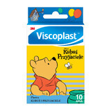 Viscoplast Winnie the Pooh y sus amigos, tiritas para niños, 10 piezas