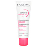 Bioderma Sensibio Defensive Rich, crema facial calmante, piel sensible, 40 ml