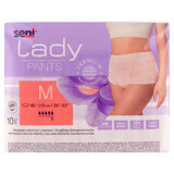 Seni Lady Pants, culotte absorbante pour femme, Medium, 80-110 cm, 10 pièces