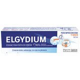 Elgydium Timer, pasta de dientes educativa que cambia de color, anticaries, a partir de 3 años, 50 ml