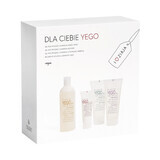 Set Ziaja Yego, gel de ducha y champú, 400 ml + gel de ducha y champú, 2 x 200 ml + bálsamo para después del afeitado, 80 ml