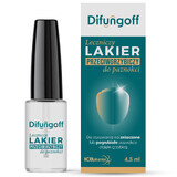 Difungoff, medicinal antifungal nail polish, 4.5 ml