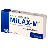 Milax-M 2500 mg, glycerin suppositories for adults, 10 pieces