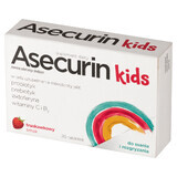 Asecurin Kids, strawberry flavor, 20 tablets for sucking and chewing