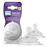 Avent Natural Response, tetina para biberón responsive, flujo 4, SCY964/02, después de 3 meses, 2 piezas