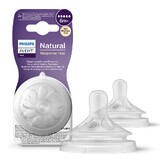 Avent Natural Response, tetina para biberón responsive, flujo 5, SCY965/02, después de 6 meses, 2 piezas