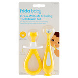 Frida Baby Grow With Me, set d'apprentissage de la brosse à dents pour bébés, à partir de 6 mois