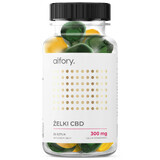 Aifory CBD Gummies 300 mg, jelly beans, citroen-appelsmaak, 30 stuks