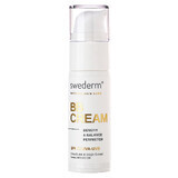 Swederm BB Cream, crema BB natural, FPS 15, 30 ml