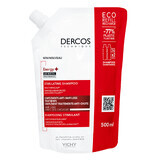 Vichy Dercos Energy+, champú estimulante, recambio, 500 ml