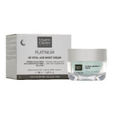 Free set of MartiDerm Platinum GF Vital Age Night Cream, night cream, 50 ml + Platinum Night Renew, night booster, 2 ml x 5 ampoules