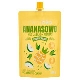 Owolovo Tropically Mousse de piña y manzana en tubo, 200 g