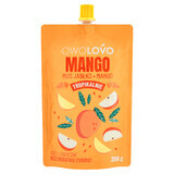 Owolovo Tropically Mousse de Mango Manzana-Mango en tubo, 200 g