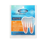 DenTek Easy Brush, cepillos interdentales, tamaño 1, 0,45 mm, 6 piezas