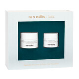 Set Sensilis Supreme Renewing&amp;Detox, crema de día, SPF15, 50 ml + crema para ojos, 25 ml