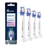 Philips, cabezales de repuesto para cepillo dental sónico Sonicare S Sensitive, HX6054/10, 4 piezas